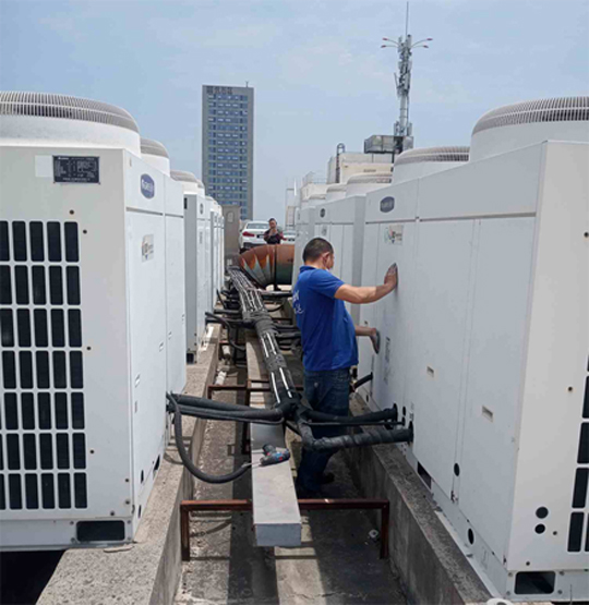 泗洪中央空调制热和不制冷系统维修方法